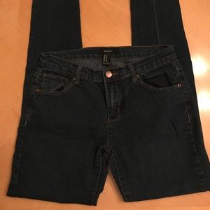 Forever21 Dark Denim Skinny Jeans (27)